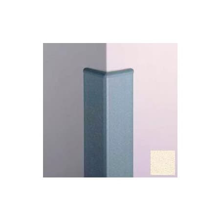 Pawling Surface Mounted Corner Guard, 90Deg, 3'' Wings, 8'H W/Caps, Porcelain CG-10-8-555